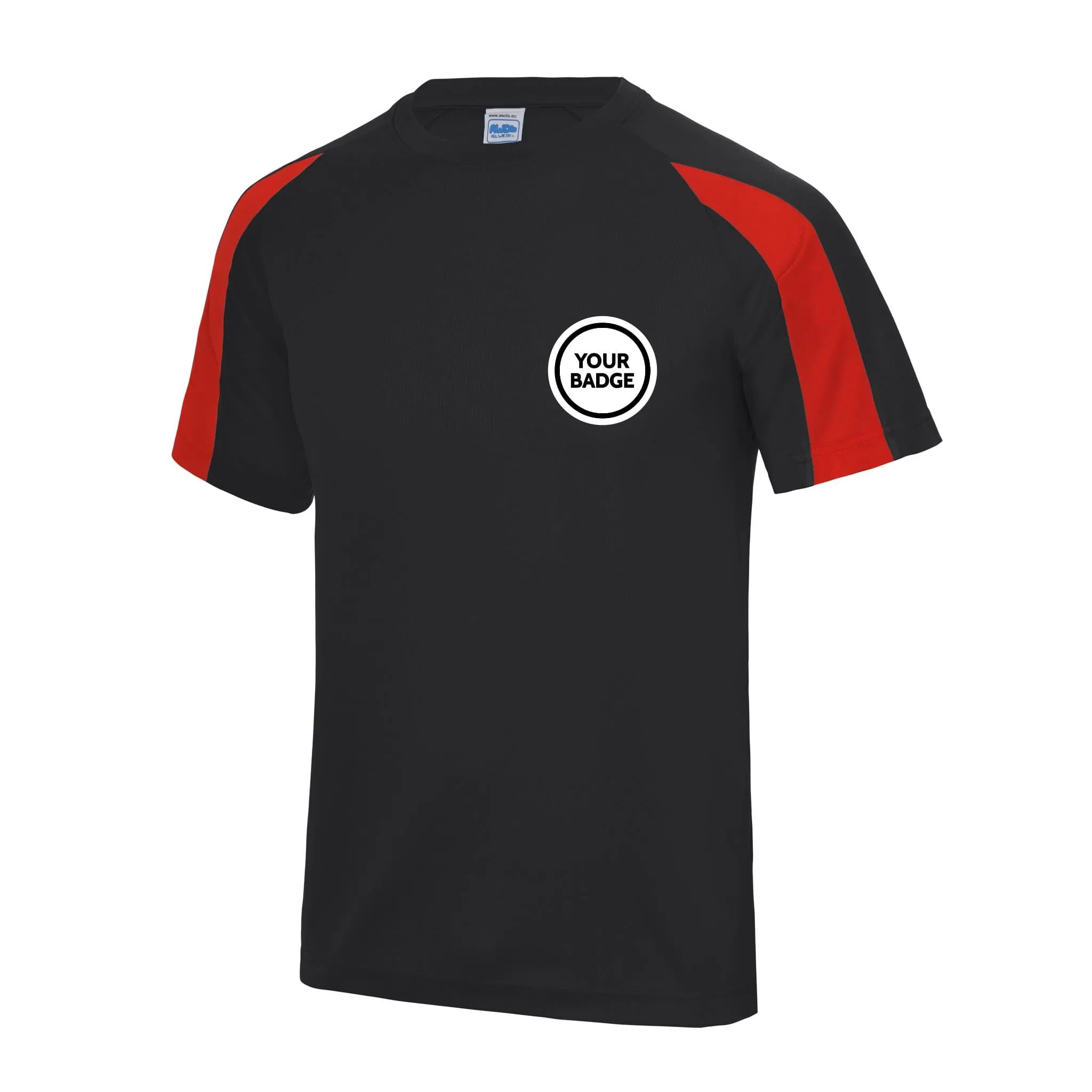 1 Squadron Strikemasters - Masirah Oman Contrast Polyester T-Shirt