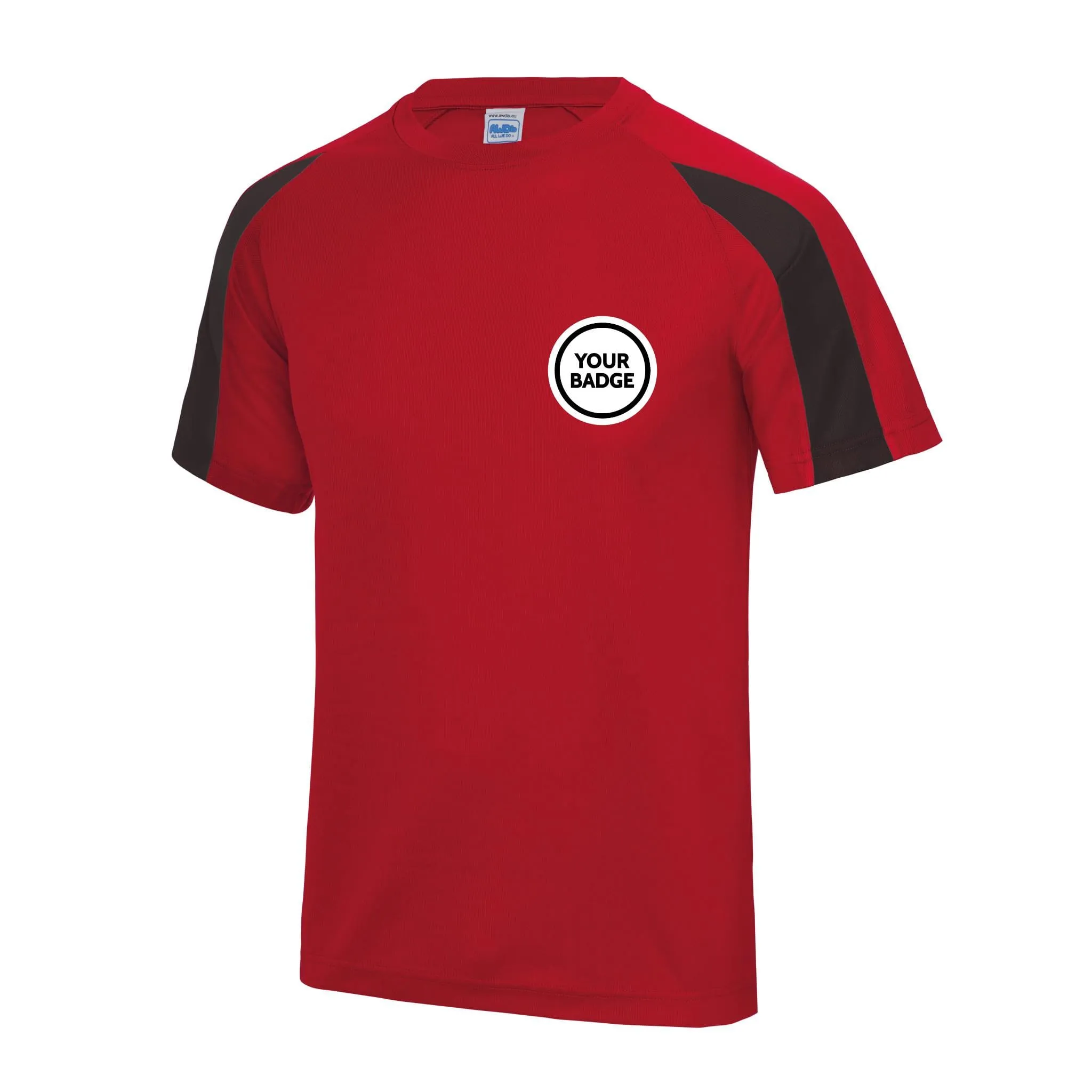 1 Squadron Strikemasters - Masirah Oman Contrast Polyester T-Shirt