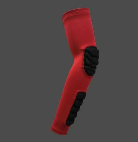 Arm Warmers Basketball Sleeves Honeycomb Sponge Anti-collision Non-slip Compression Elbow Pads Protector Armband Sport Safety