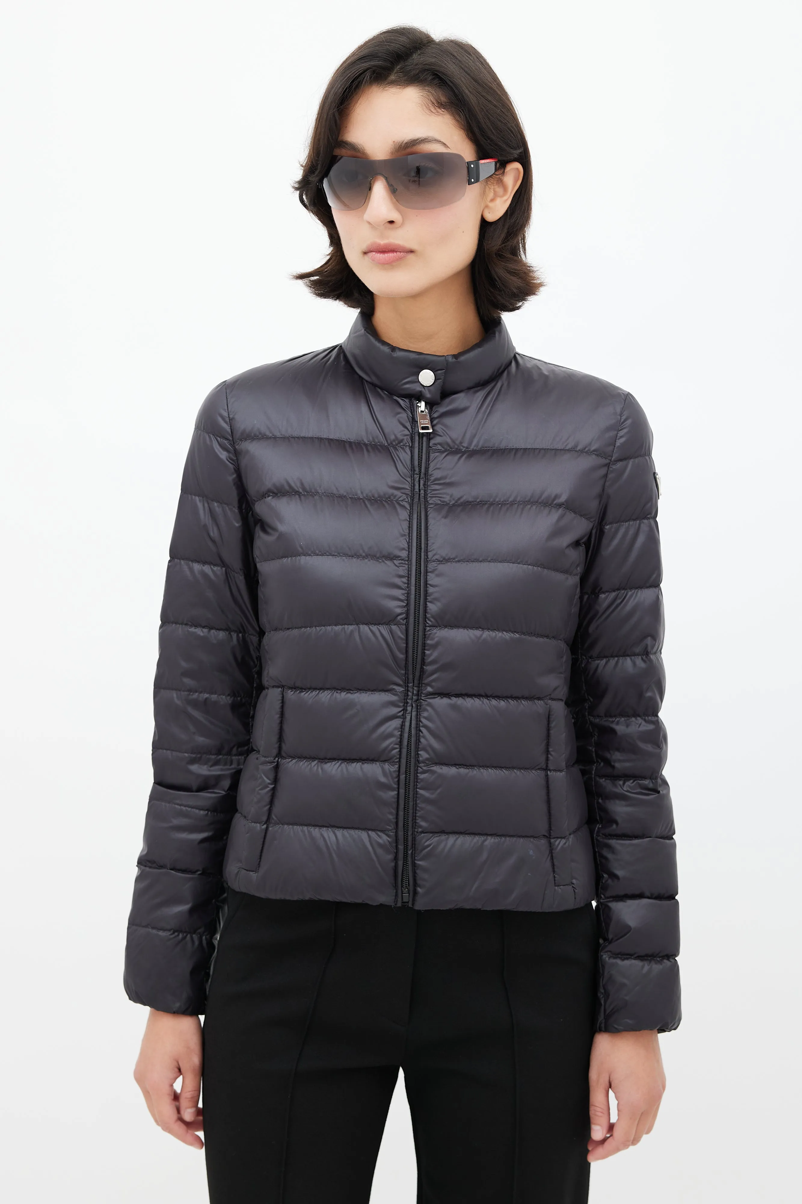 Black Logo Down Jacket
