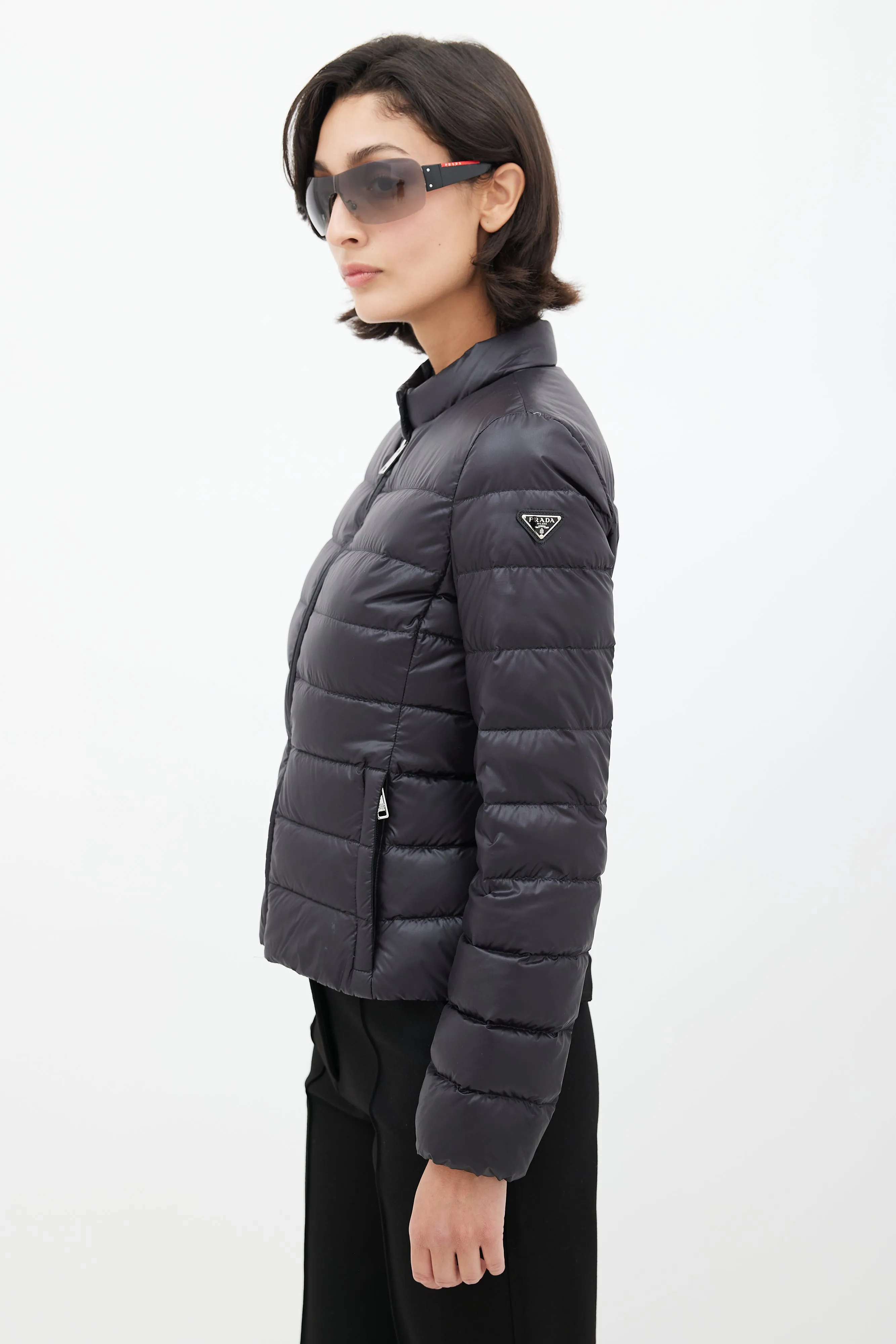 Black Logo Down Jacket