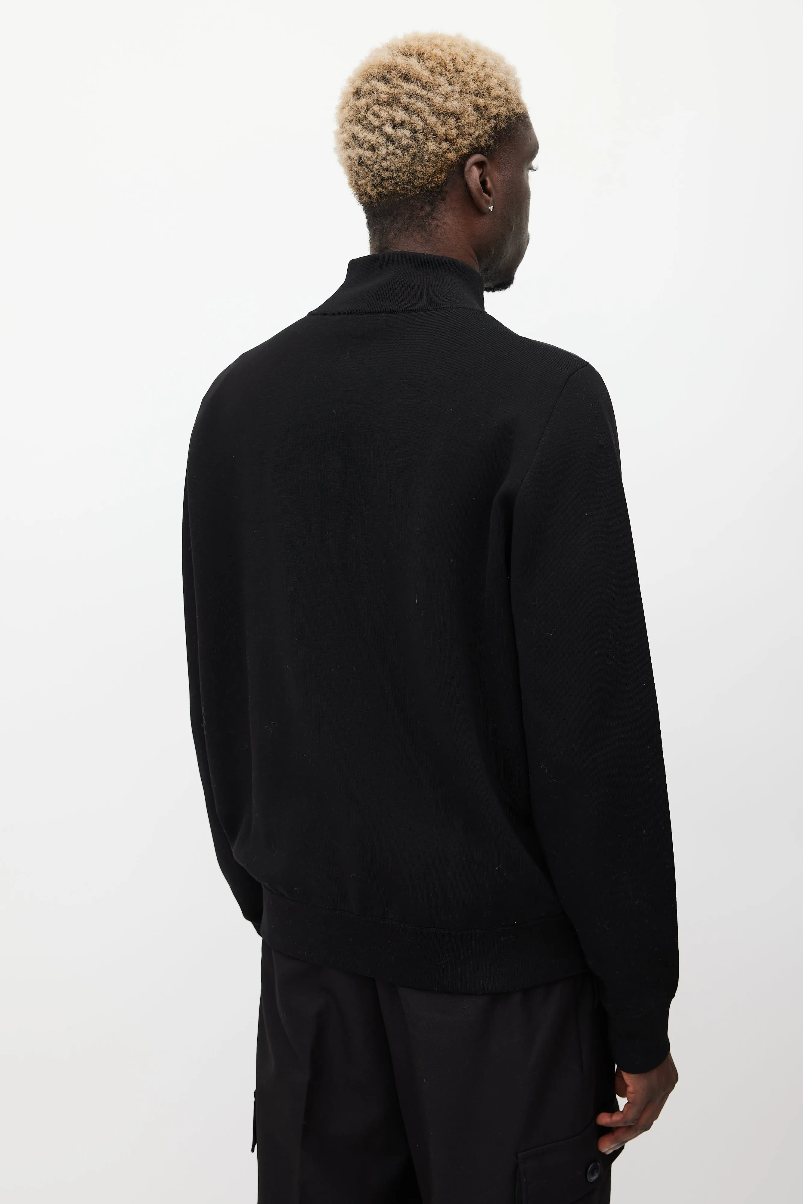 Black Maglia Padded Knit Jacket