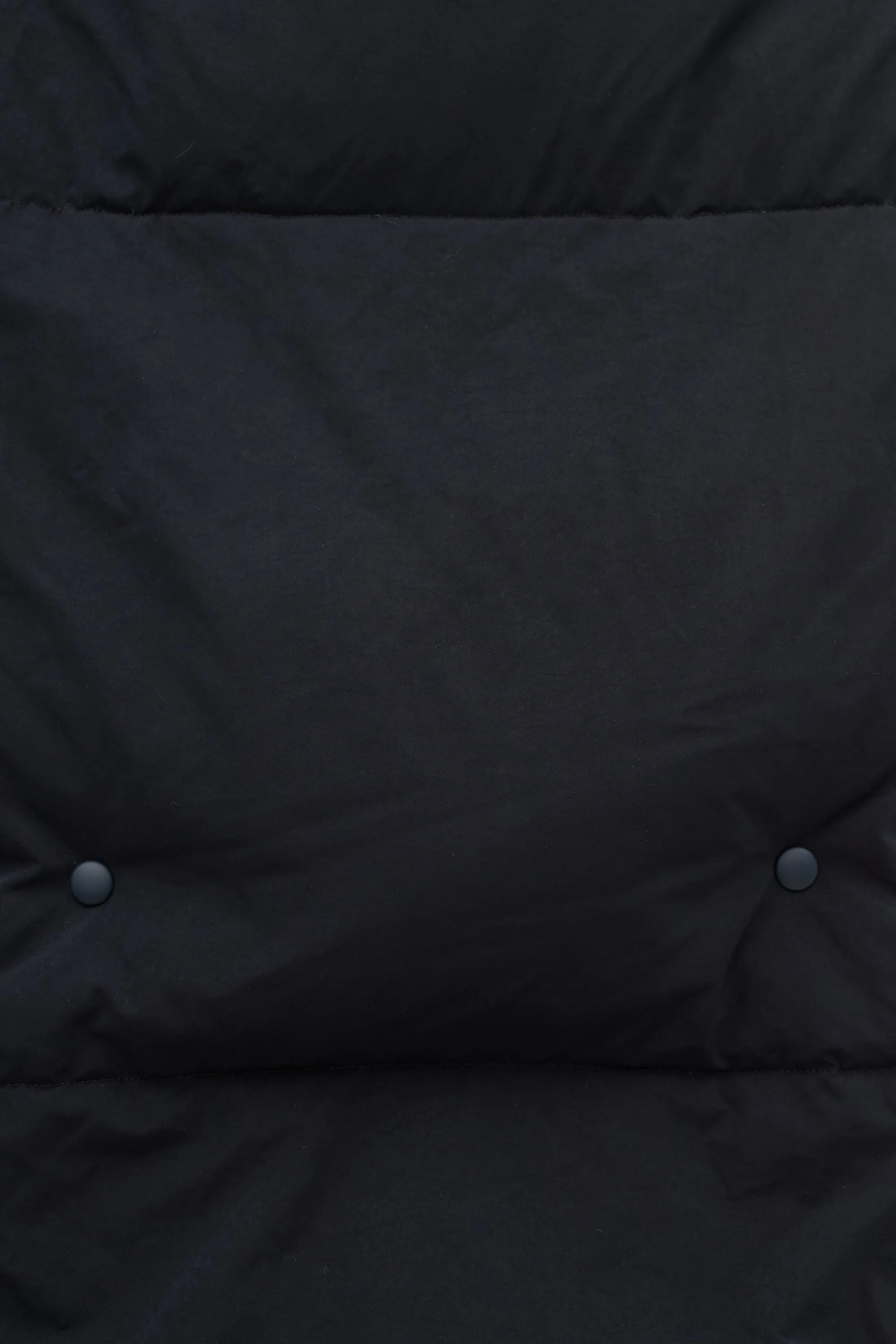 Black Quilted Down Scarf