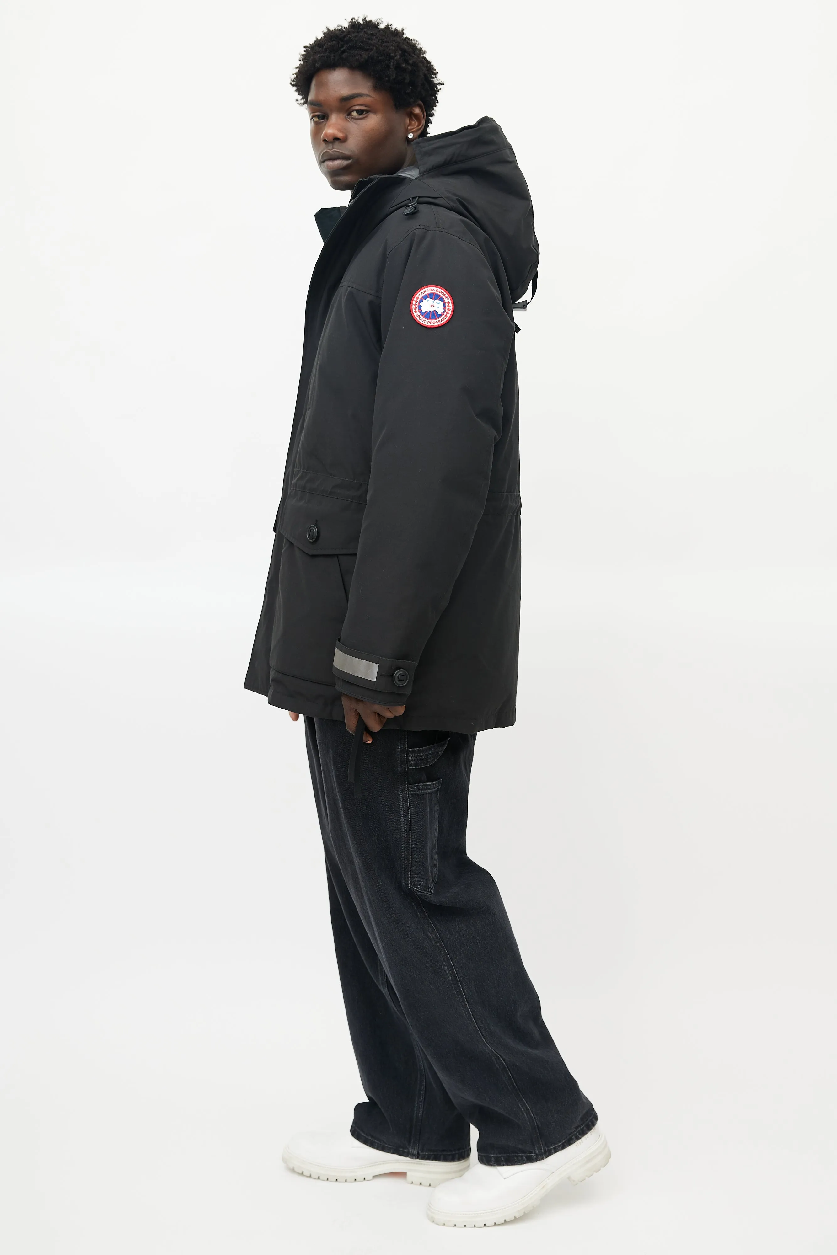 Black Toronto Down Reflective Jacket