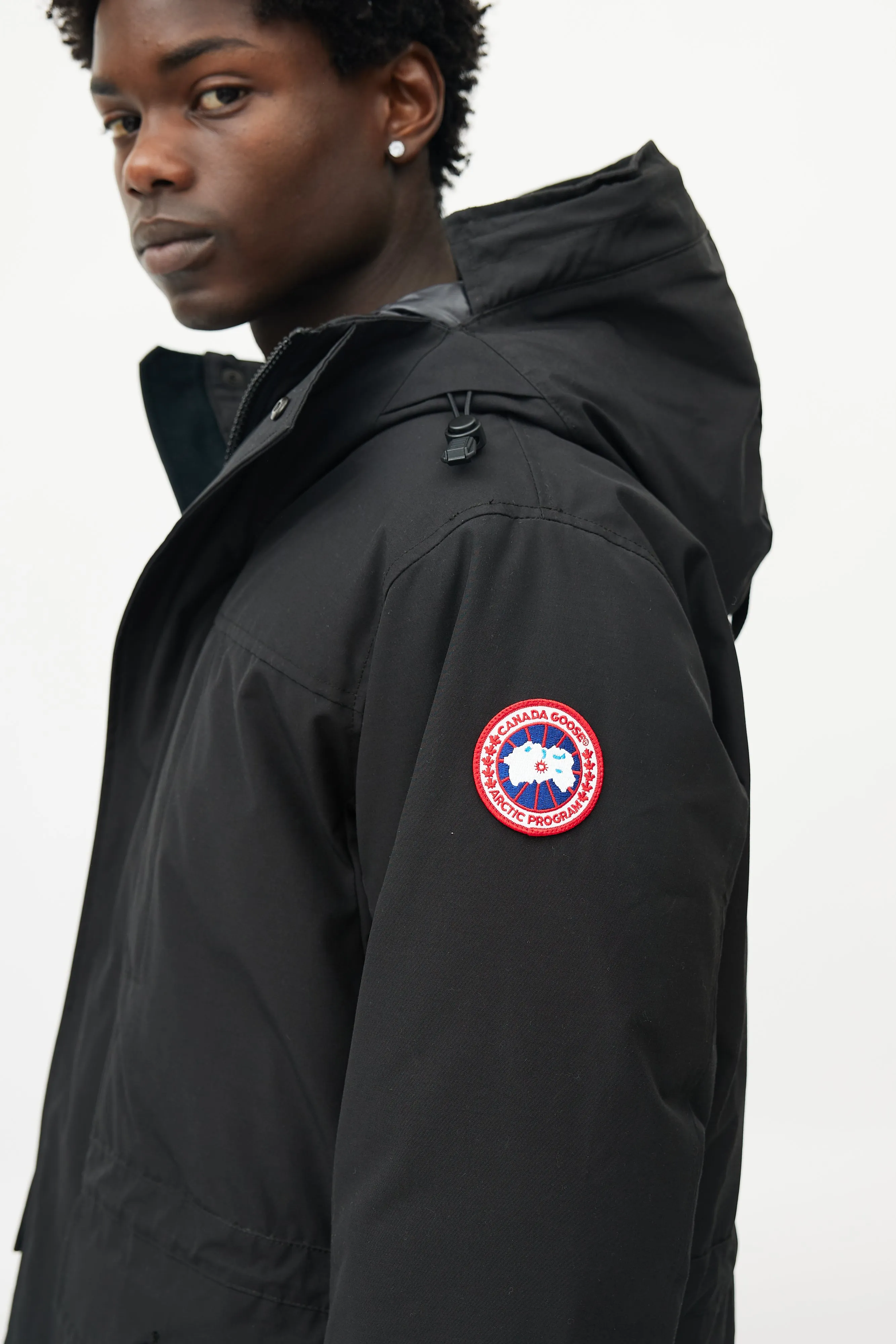 Black Toronto Down Reflective Jacket