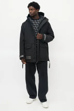 Black Toronto Down Reflective Jacket