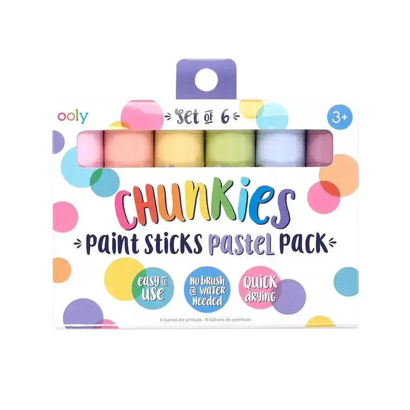 Chunkies Paint Sticks Set of 6 Pastel