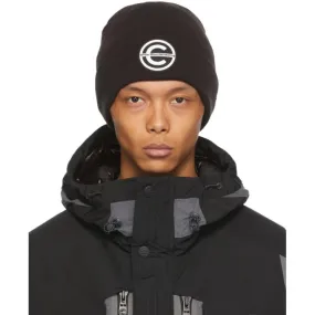 Colmar by White Mountaineering Black Logo Beanie