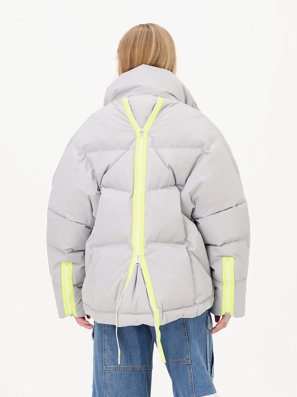 COLOR GOOSE DOWN SHORT JUMPER