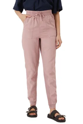 Famous Store Cuffed Bottom Cargo Style Trousers Pink