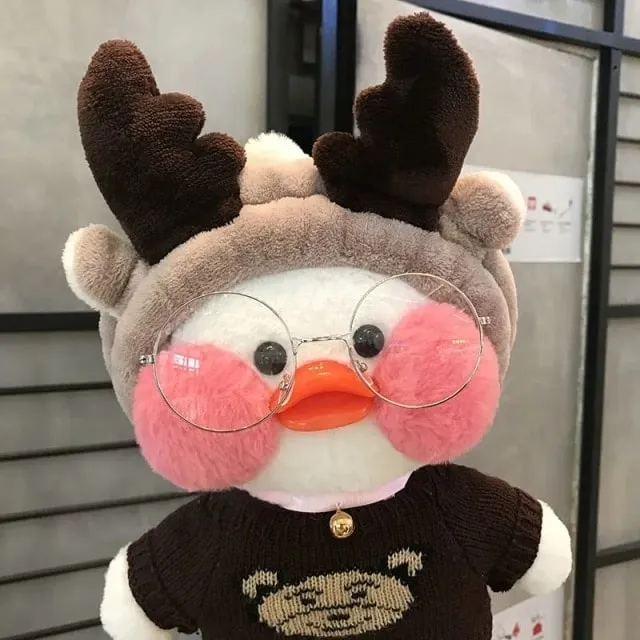 Kawaii Cafe Mimi Duck Plush Toy 30CM