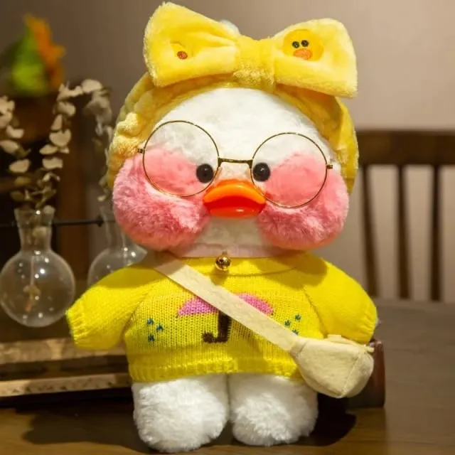 Kawaii Cafe Mimi Duck Plush Toy 30CM