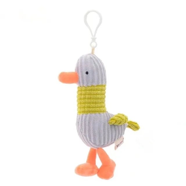 Kawaii Cartoon Duck Keychain