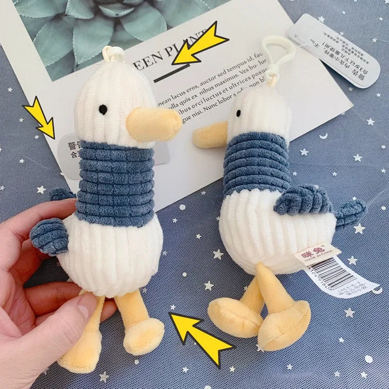 Kawaii Cartoon Duck Keychain