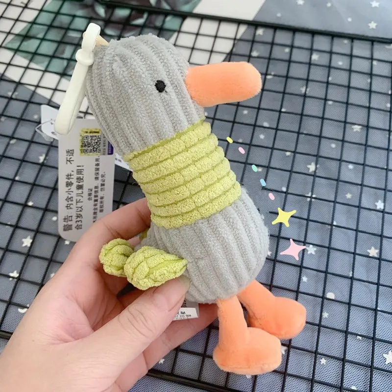 Kawaii Cartoon Duck Keychain