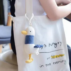 Kawaii Cartoon Duck Keychain