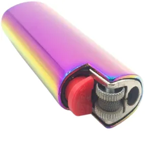 Metal Windproof Rainbow Lighter - Case of 25