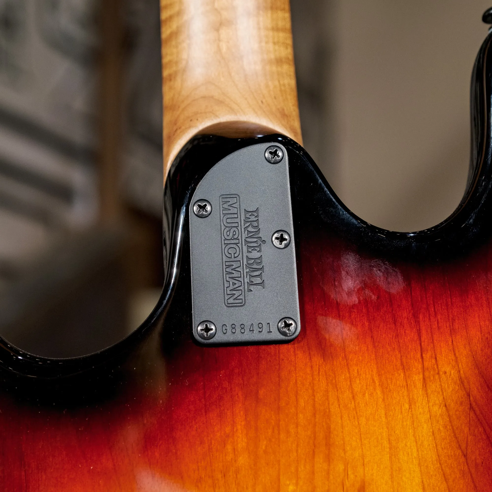 Music Man 2019 Cutlass HSS Vintage Sunburst With HSC - Used