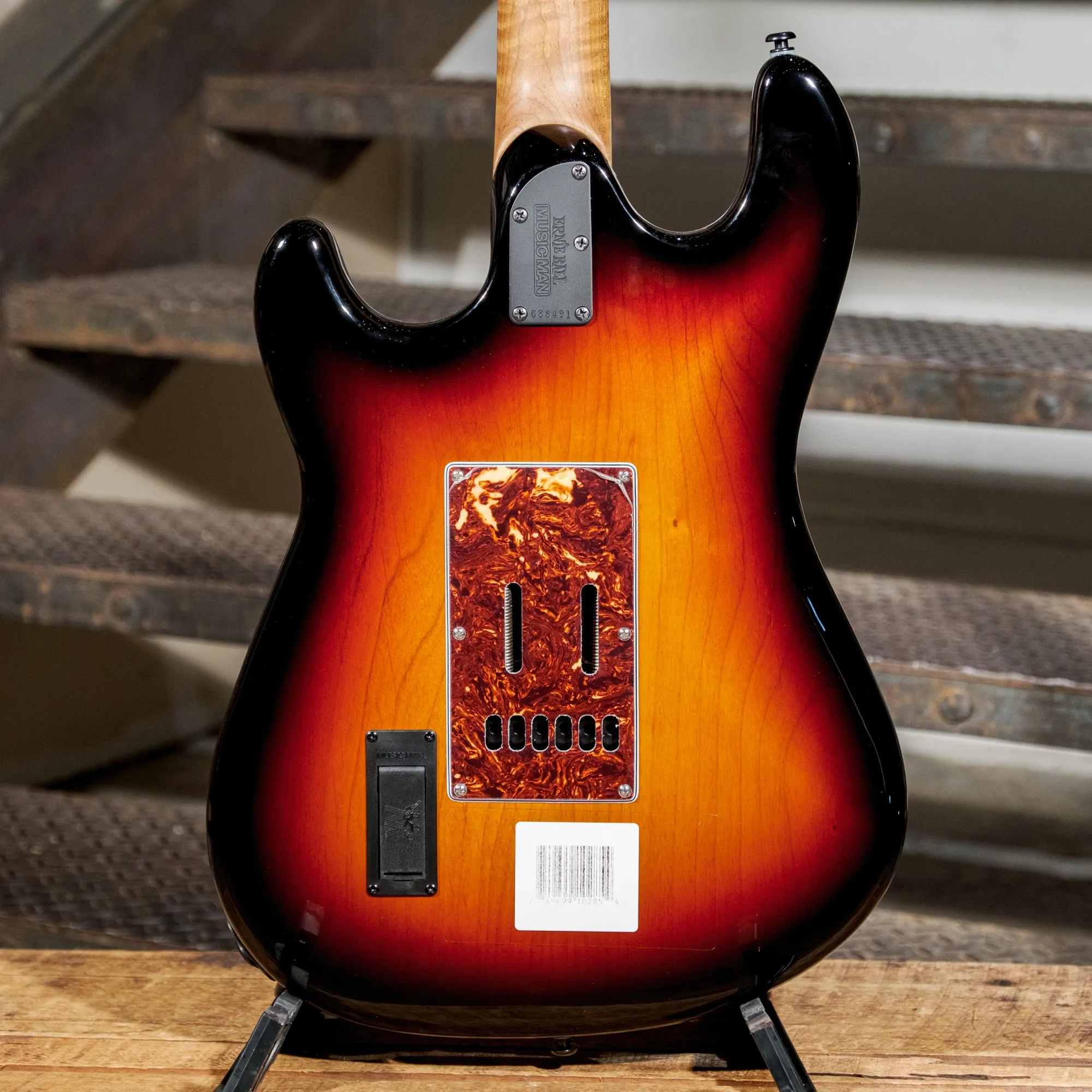 Music Man 2019 Cutlass HSS Vintage Sunburst With HSC - Used