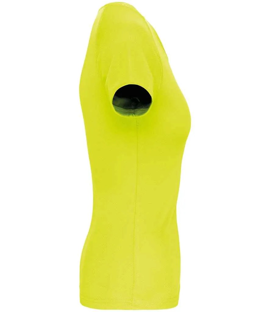 Proact Ladies Performance T-Shirt | Fluorescent Yellow