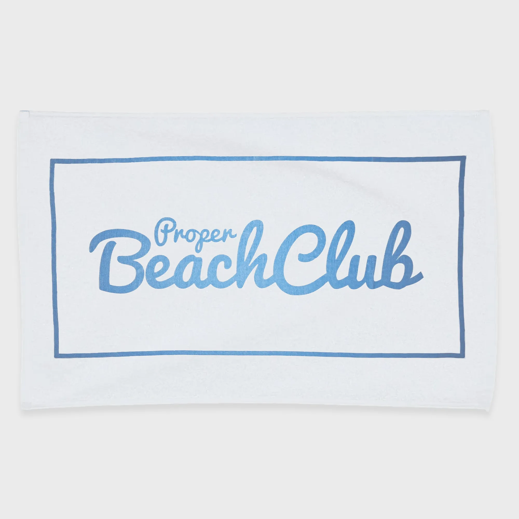 PROPER BEACH CLUB TOWEL WHITE
