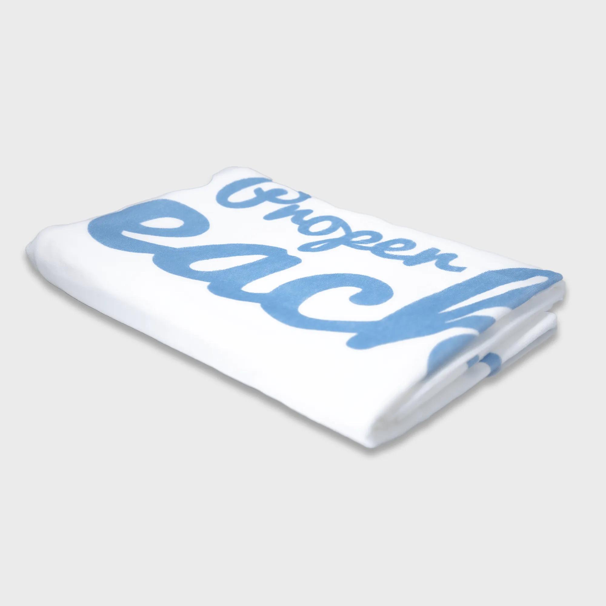 PROPER BEACH CLUB TOWEL WHITE