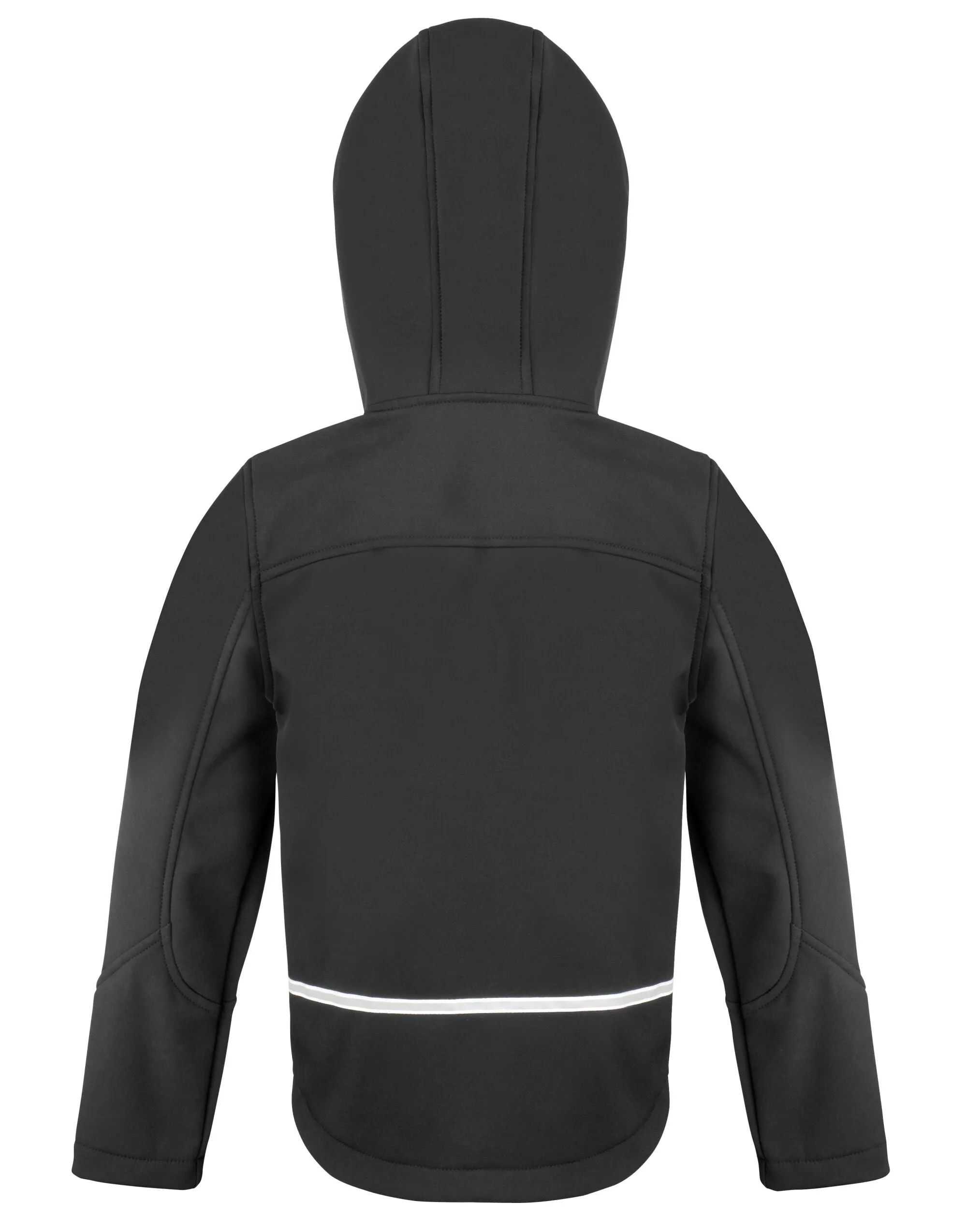 R224JY Result Core Junior Hooded Softshell Jkt