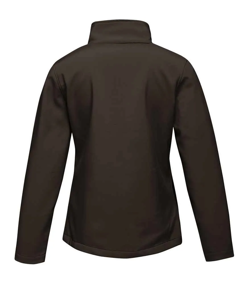 Regatta Ladies Ablaze Printable Soft Shell Jacket | Black/Classic Red