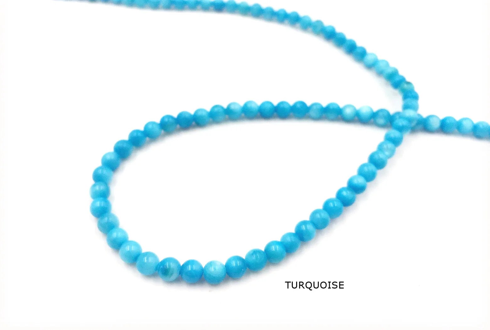 SP1046 4mm Round Shell Beads