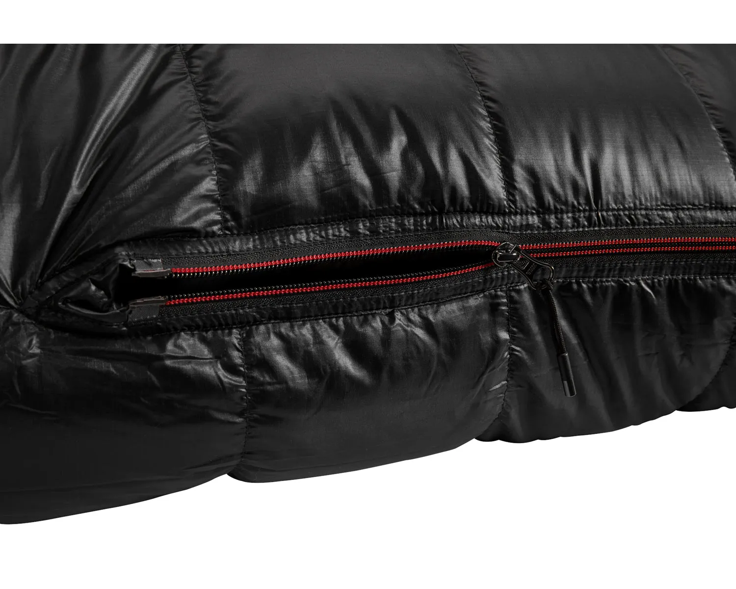 VIB 250 (LEFT ZIP) - Black/Fiery Red