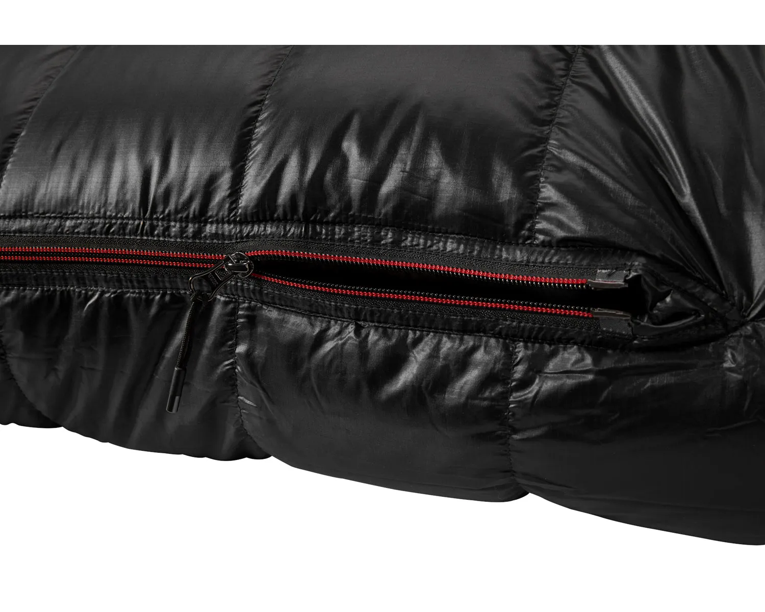 VIB 250 (RIGHT ZIP) - Black/Fiery Red