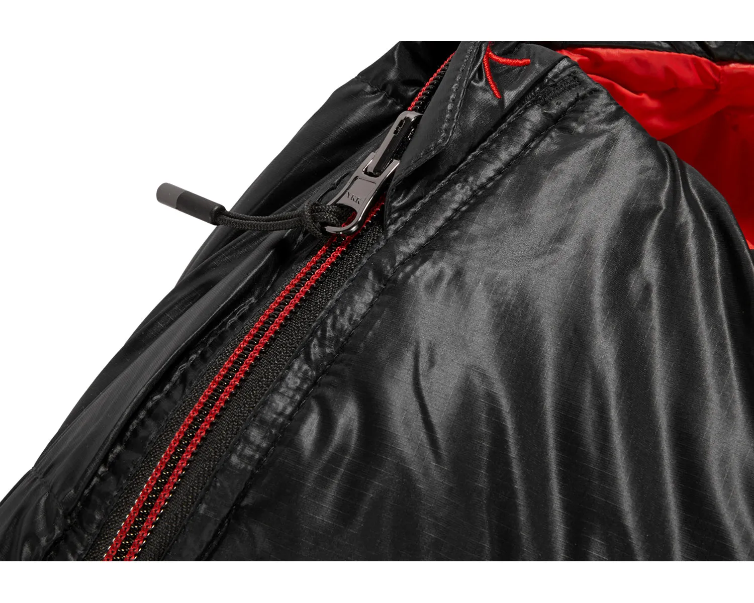VIB 250 (RIGHT ZIP) - Black/Fiery Red