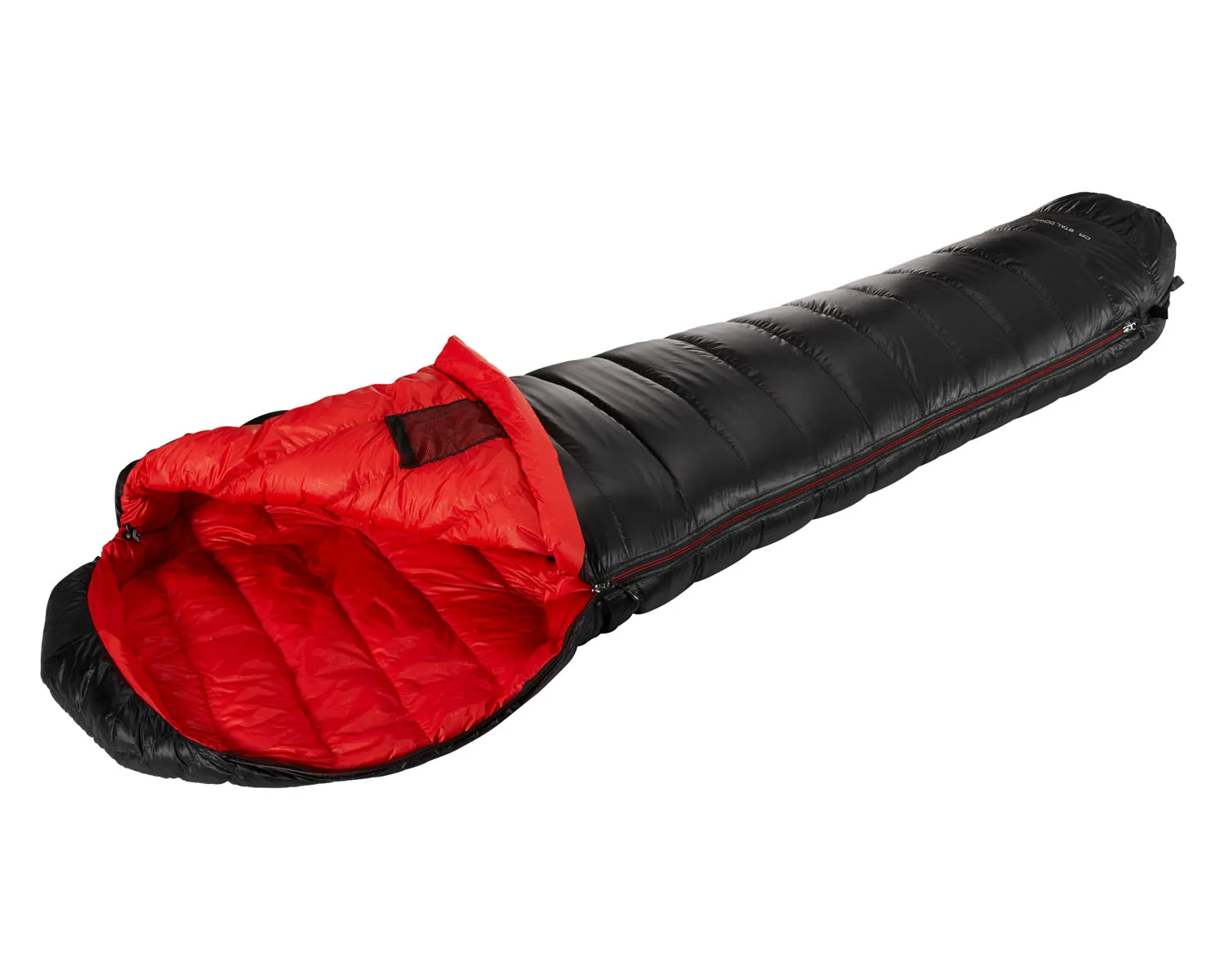 VIB 250 (RIGHT ZIP) - Black/Fiery Red