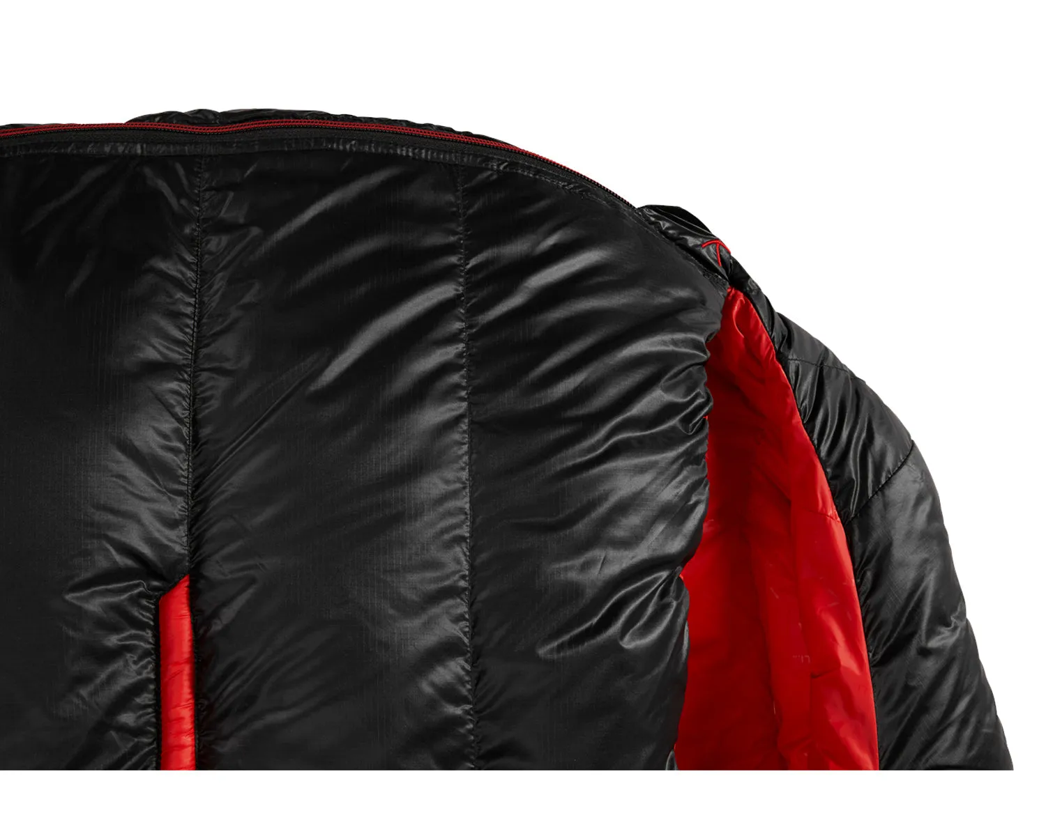 VIB 250 (RIGHT ZIP) - Black/Fiery Red