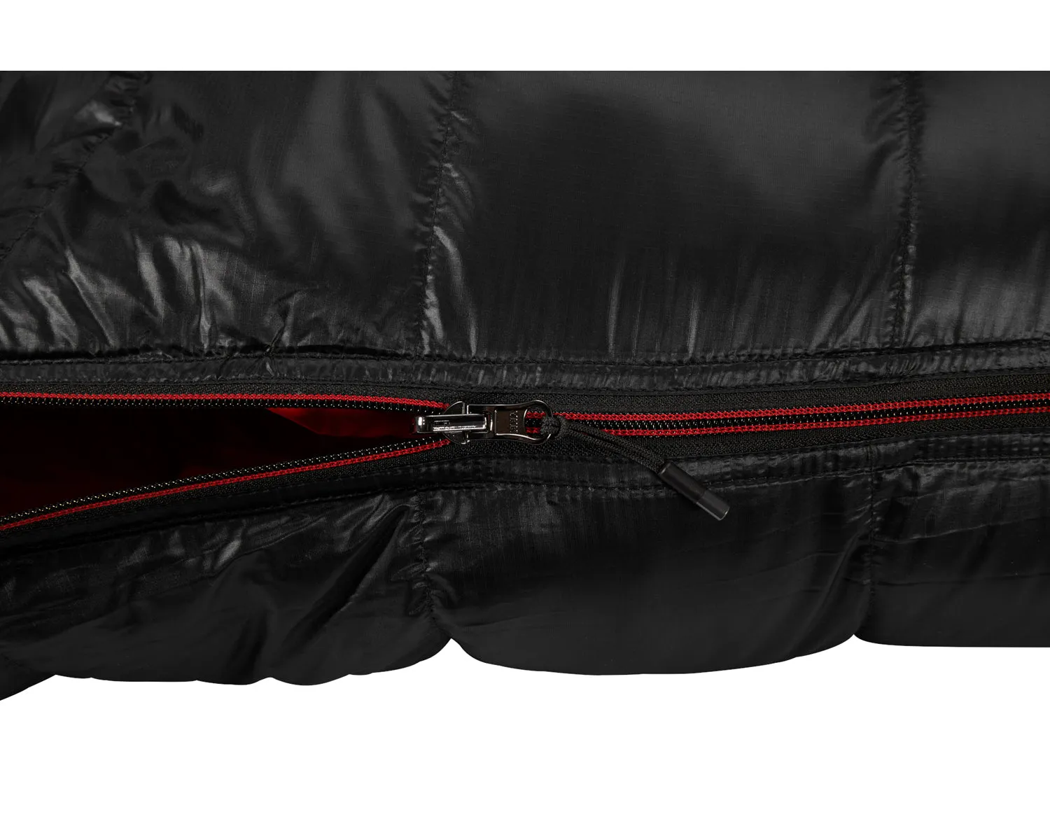VIB 250 (RIGHT ZIP) - Black/Fiery Red